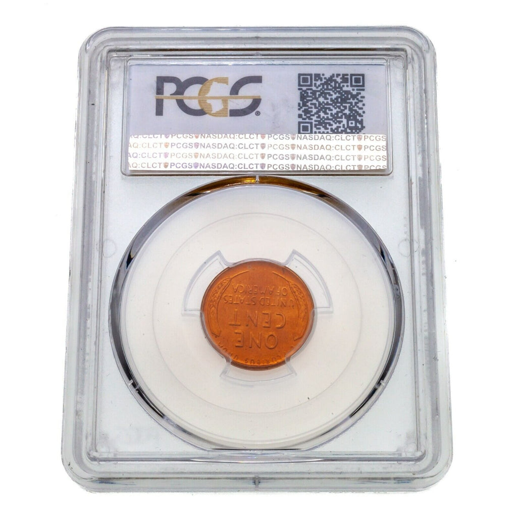 1957-D 1C Lincoln Cent Graded by PCGS as MS66RD