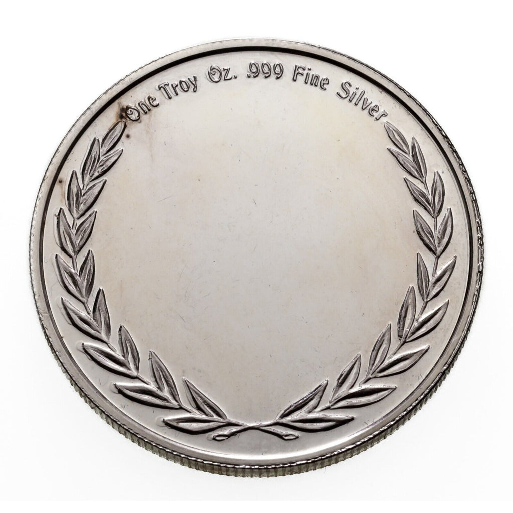 Creepy Clown & Tricky Dog 1 oz. Fine Silver Art Round