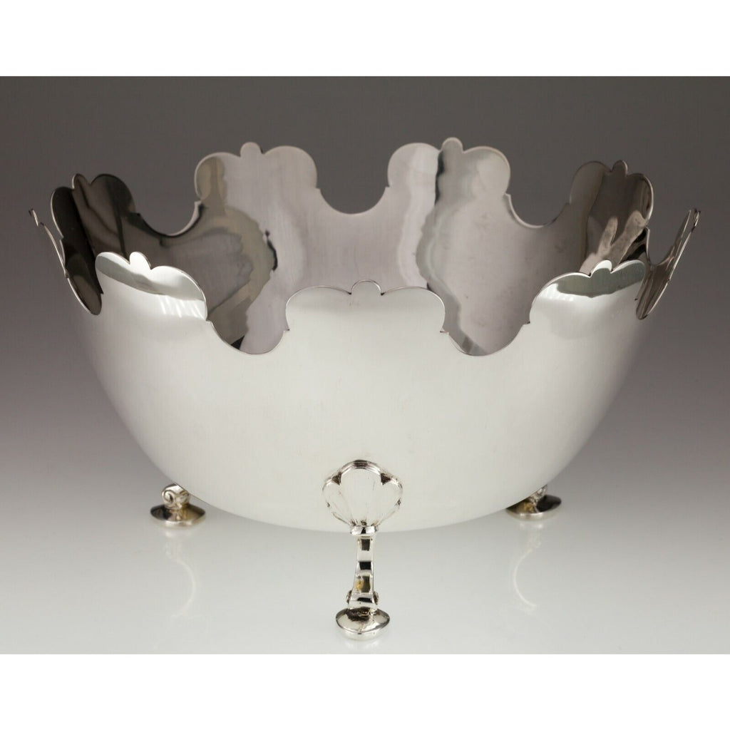 Tiffany Makers Sterling Silver Large Monteith Bowl Gorgeous Condition!