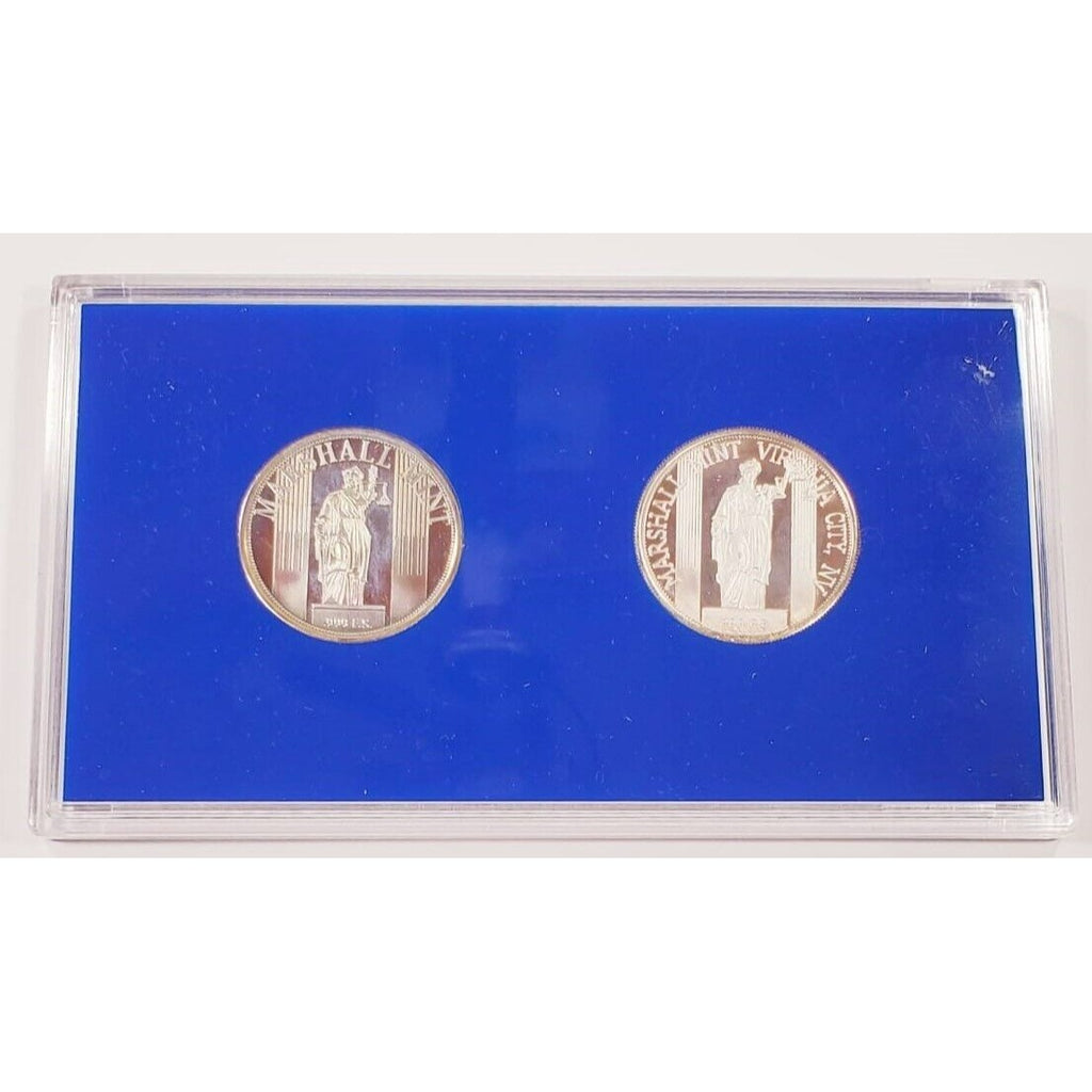 Marshall Mint The Bonanza King Series 2 1 Oz. Silver Round Medals Mackey Fair