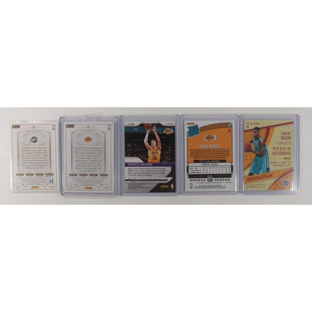 Lot Of 15 Ungraded Collectible NBA Basketball Cards