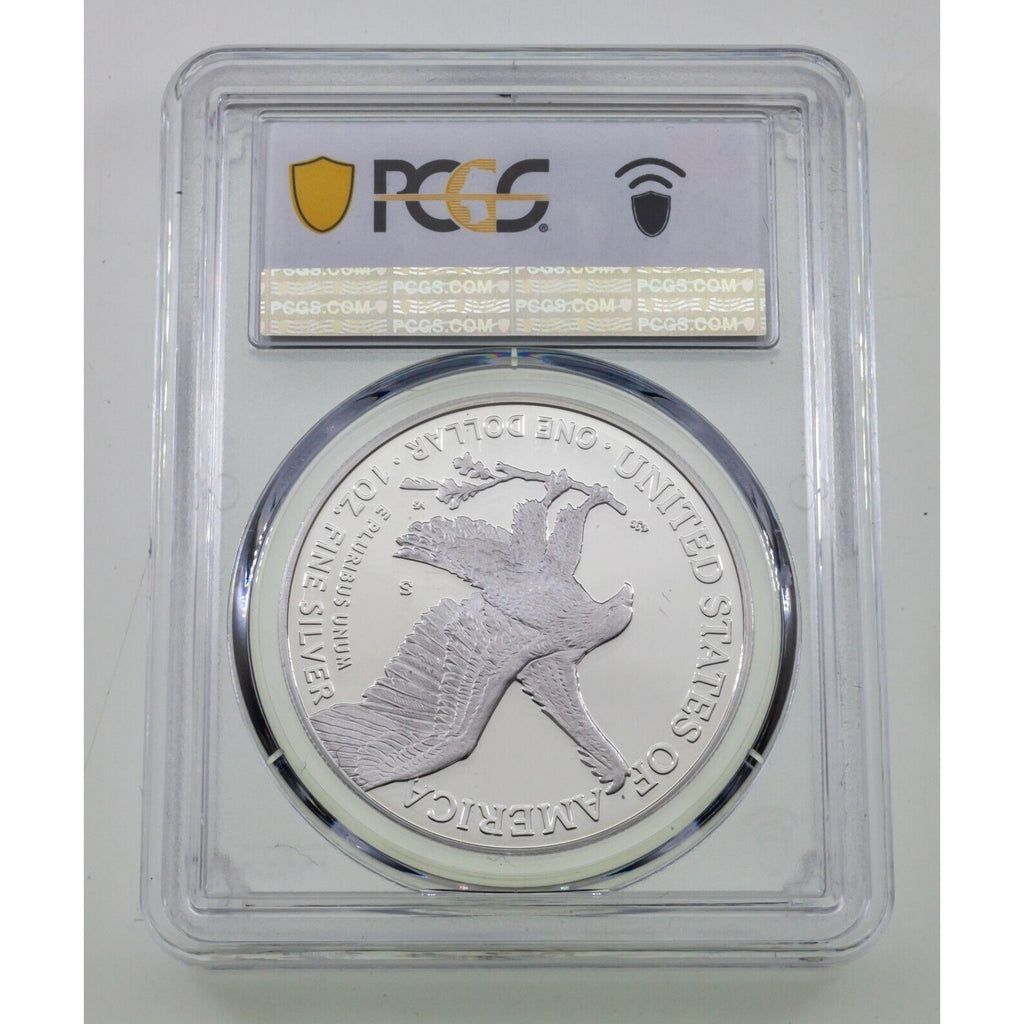 2022-S Silver American Eagle Graded by PCGS as PR70DCAM Advanced Release