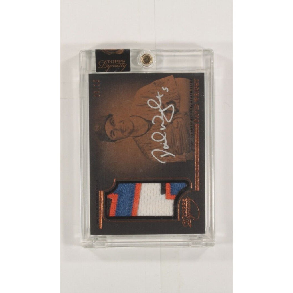 2014 Topps Dynasty David Wright With Jersey Patch Silver Autograph #APDW7 /10