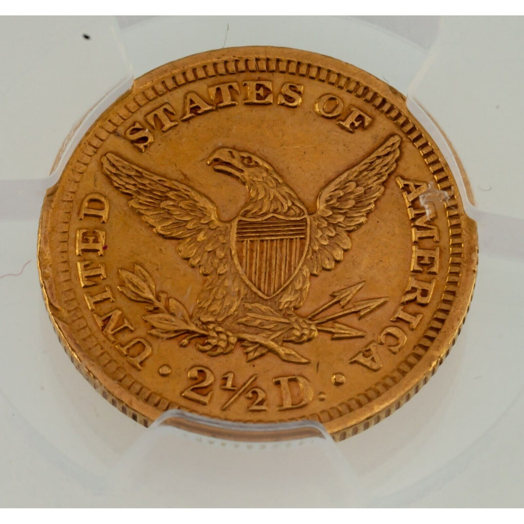 1901 Gold Liberty $2.50 Quarter Eagle Graded by PCGS as AU Details