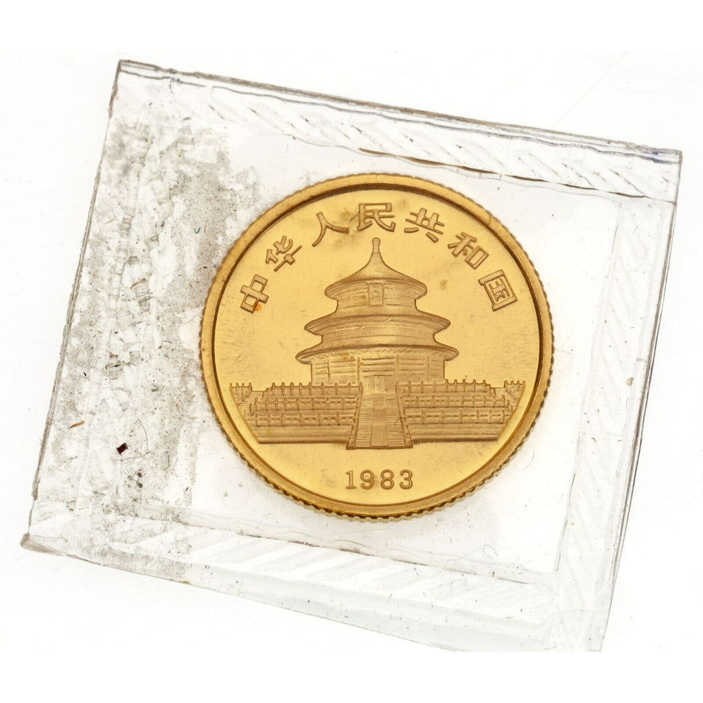1983 .999 Gold 1/20 Oz. Mint Sealed China Panda BU Condition