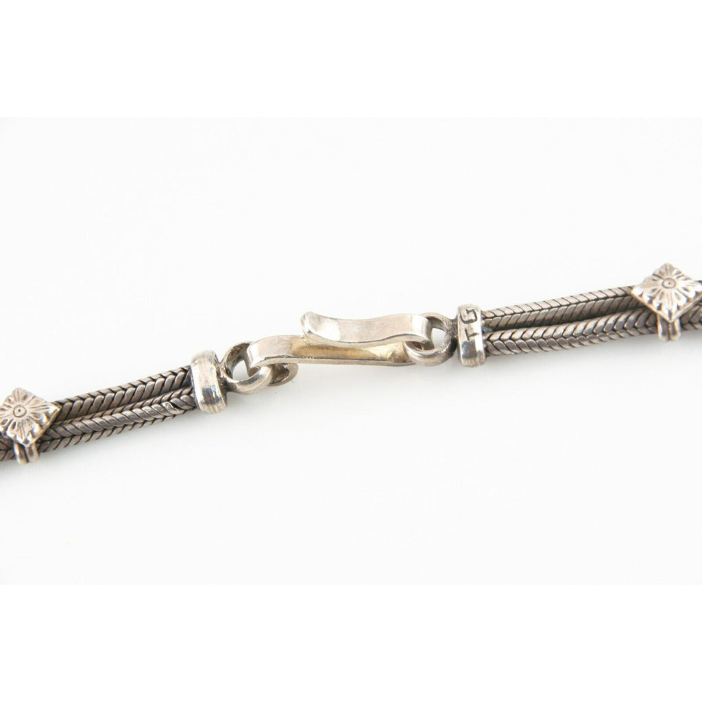 Vintage Traditional Indian Silver Choker Necklace 16.5" 164 gr