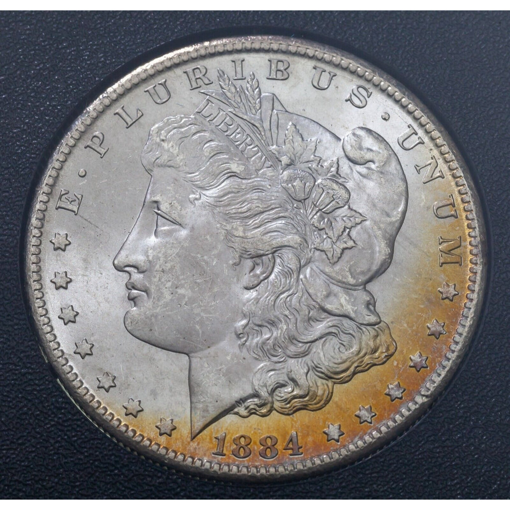 1884-CC $1 Silver Morgan Dollar GSA Graded by NGC as MS64 Box + CoA
