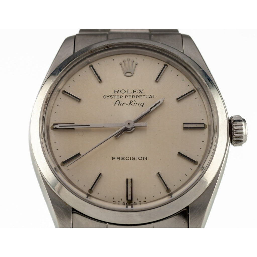 Rolex Men's Stainless Steel Air King Precision 5500 Watch Oyster Band