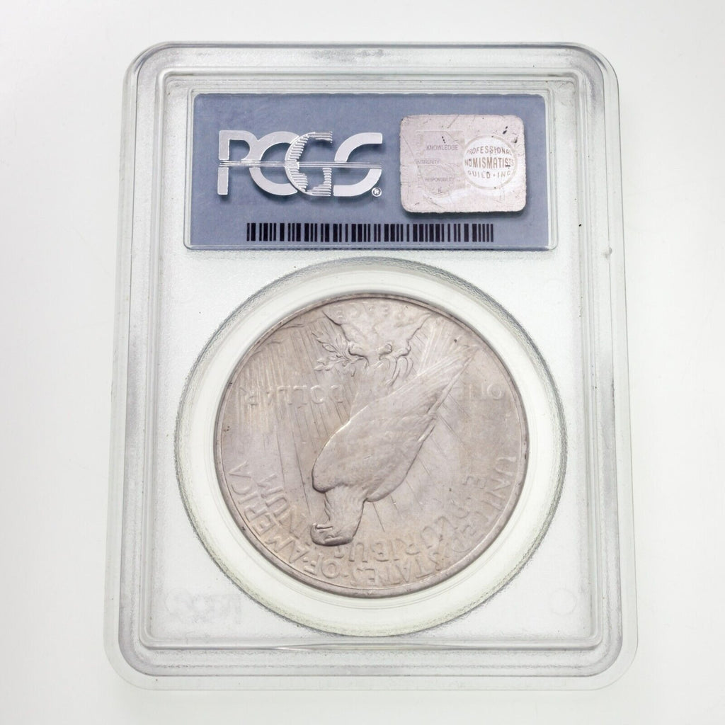 1923 $1 Silver Peace Dollar Graded by PCGS as MS-64! Gorgeous Coin!