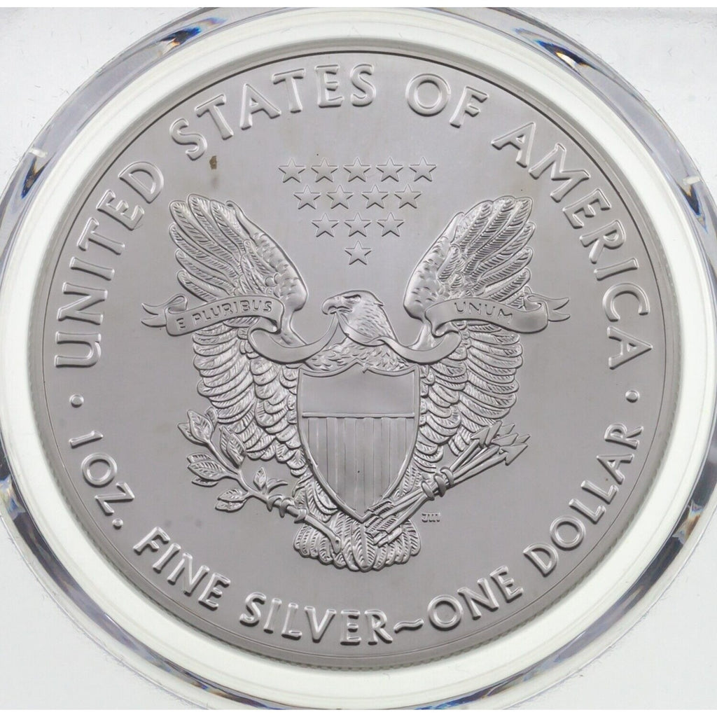 2018 S$1 Silver American Eagle Graded by PCGS as MS-69 First Strike