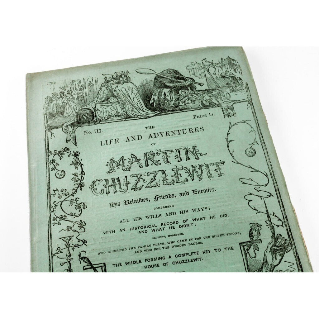 "Martin Chuzzlewit" by Charles Dickens 1st Edition 20 Vol. in 19 Issues