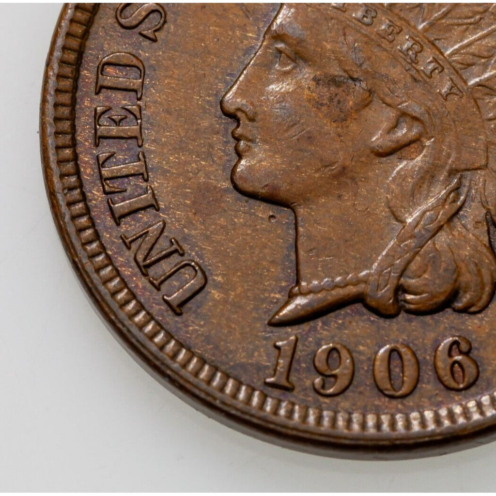 1906 1C Indian Cent in BU Condition, Brown Color, Nice Eye Appeal & Luster