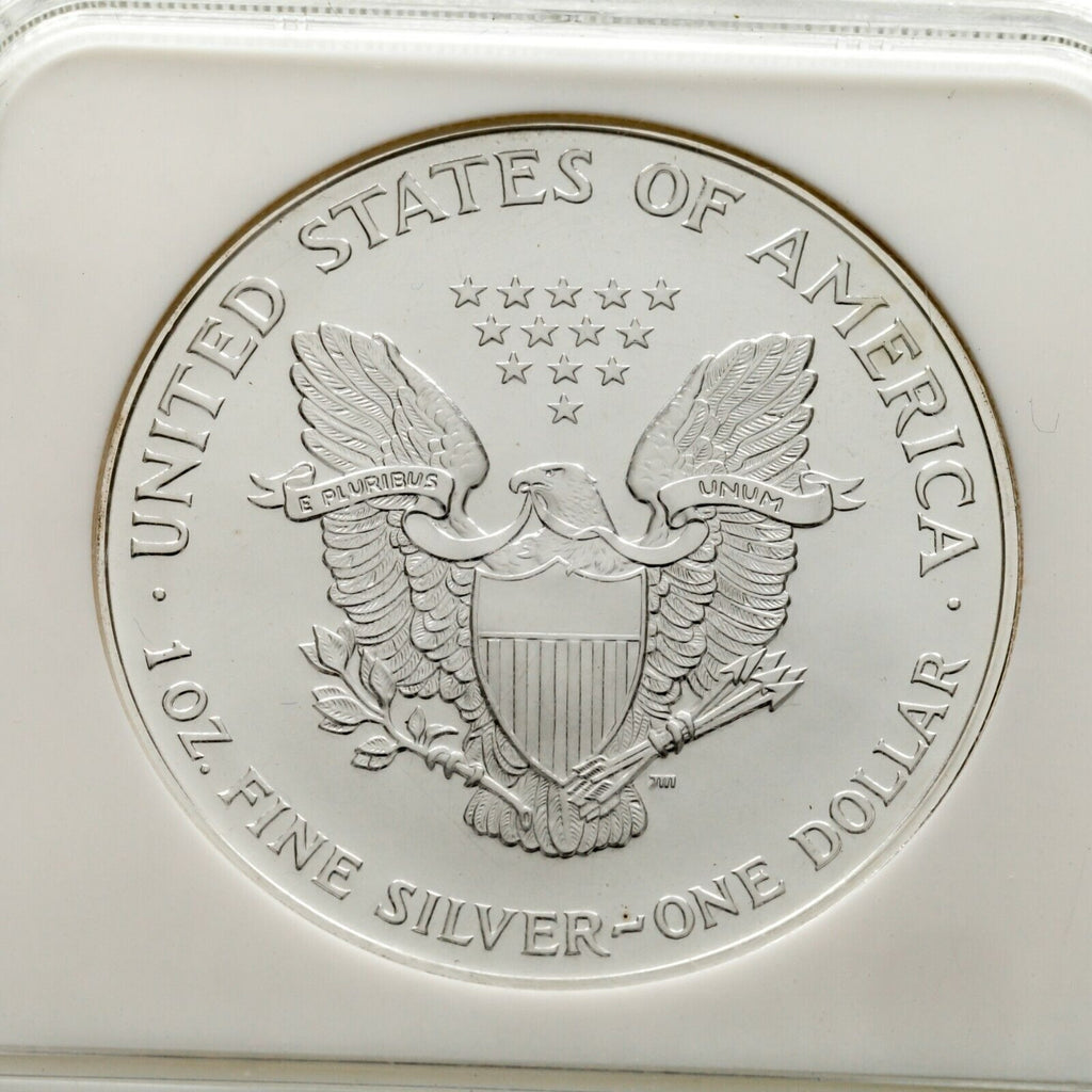 1998 $1 Silver Eagle Graded by NGC as MS-69! Near Perfect Eagle