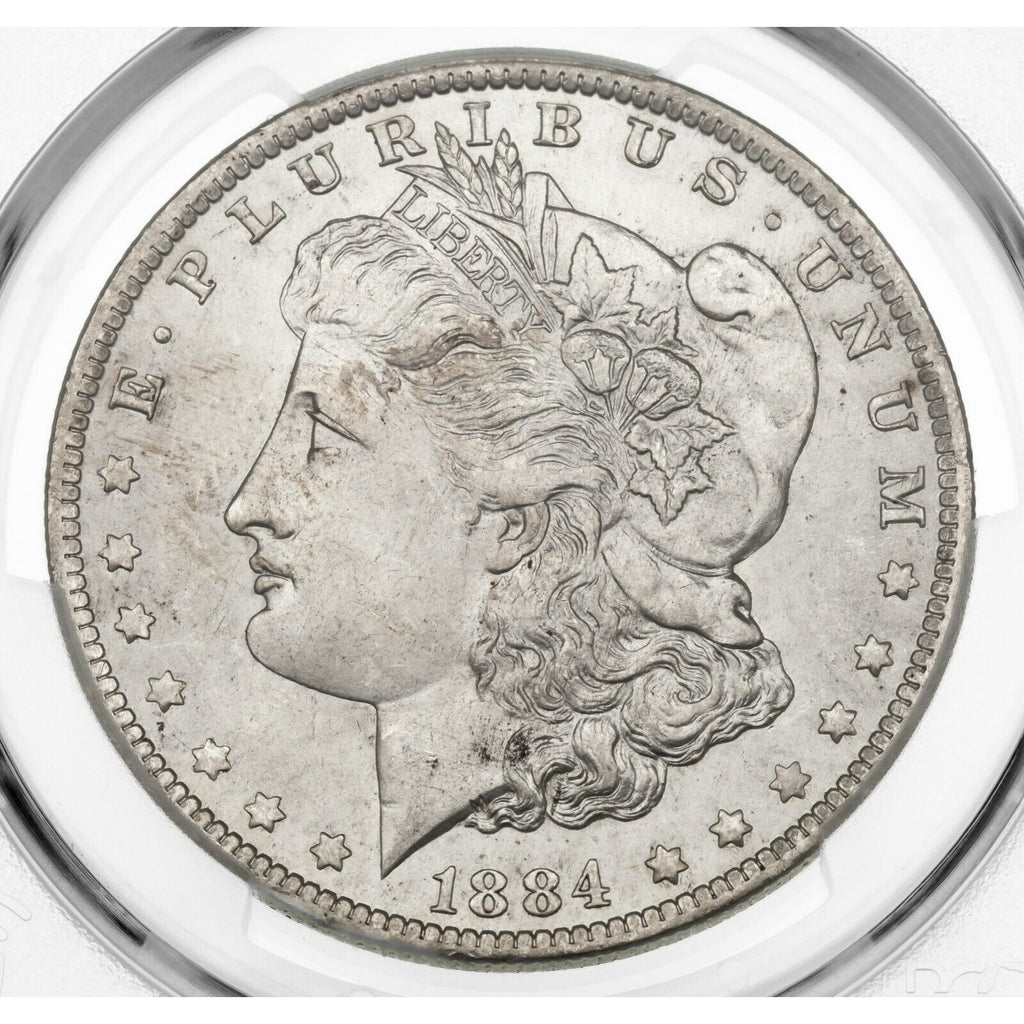 1885-O $1 Silver Morgan Dollar Graded by PCGS as MS-65