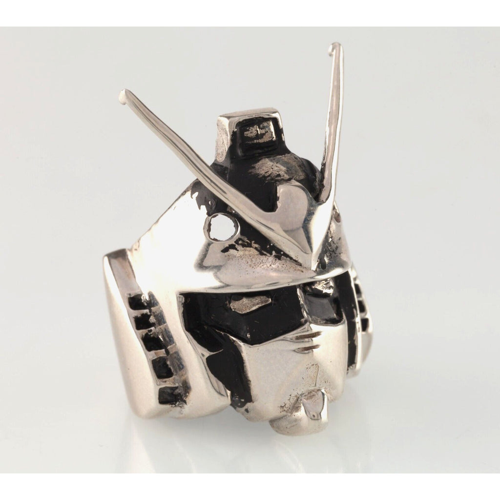 Gundam Robot Head Sterling Silver Ring Size 8.5