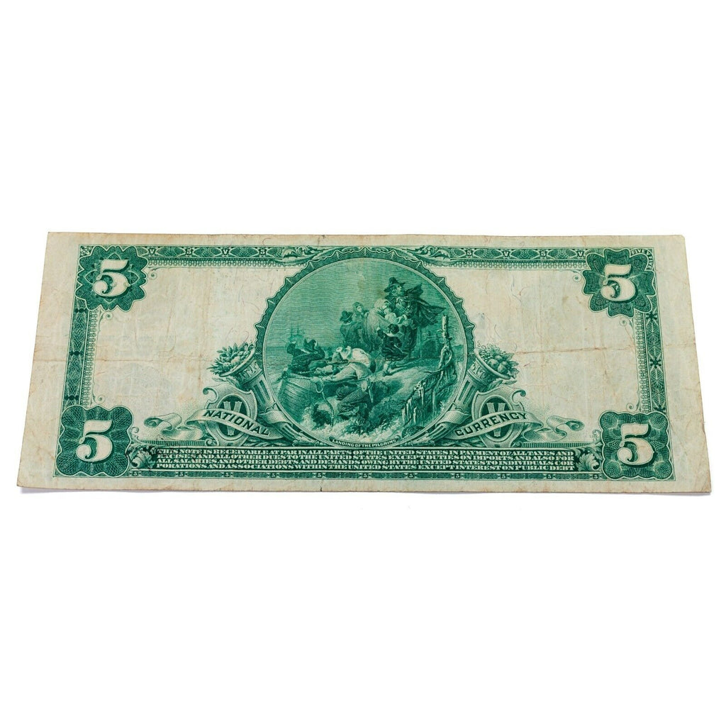 Series of 1902 National Currency Note Fr #607 Ch #5927 CNB Los Angeles VF