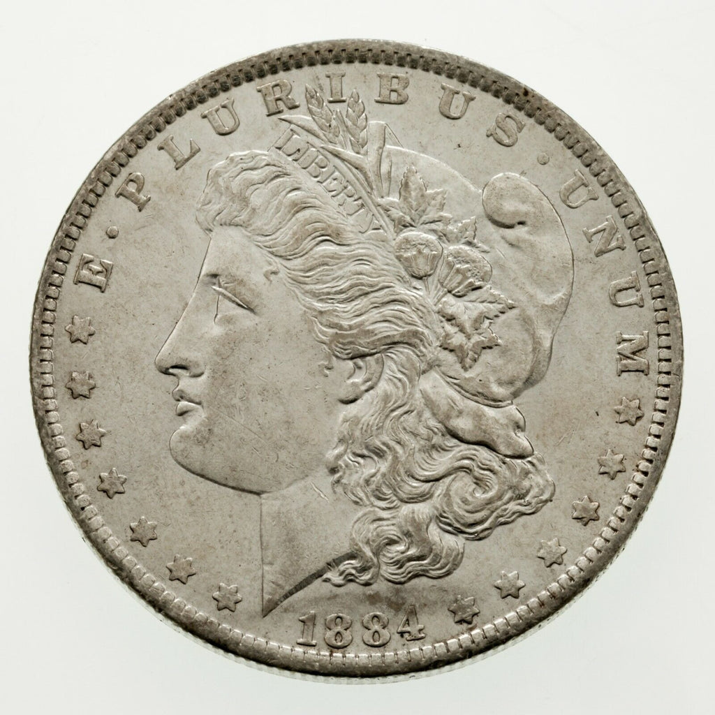 1884 & 1884-O $1 Silver Morgan Dollar Lot of 2 Coins in AU Condition