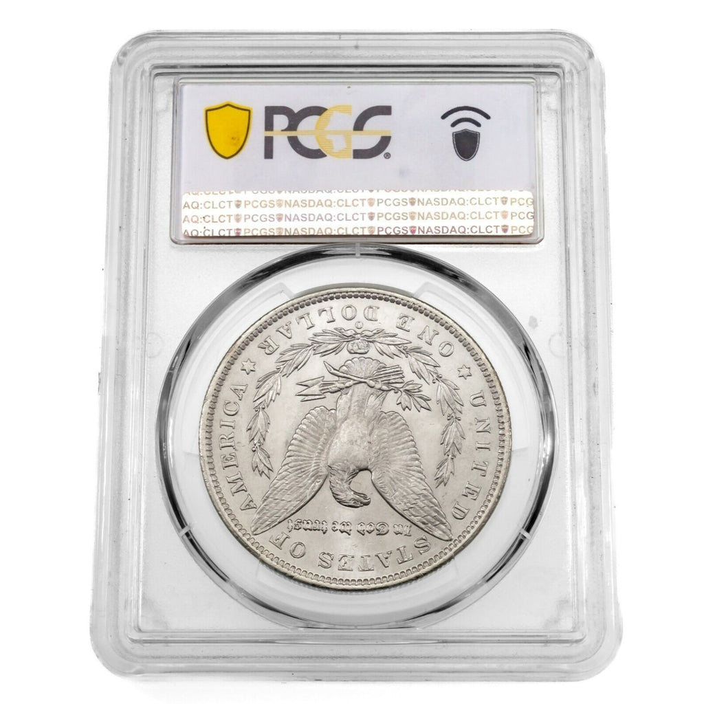 1885-O $1 Silver Morgan Dollar Graded by PCGS as MS-64