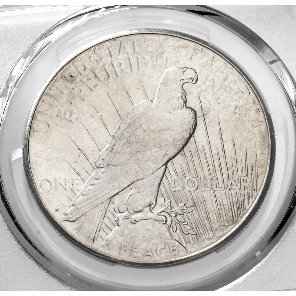 1924-S $1 Peace Dollar Graded By PCGS As AU58 Gorgeous Coin!