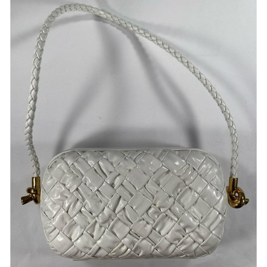 Bottega Veneta Knot Minaudiere on Strap in Bone Gorgeous Condition!