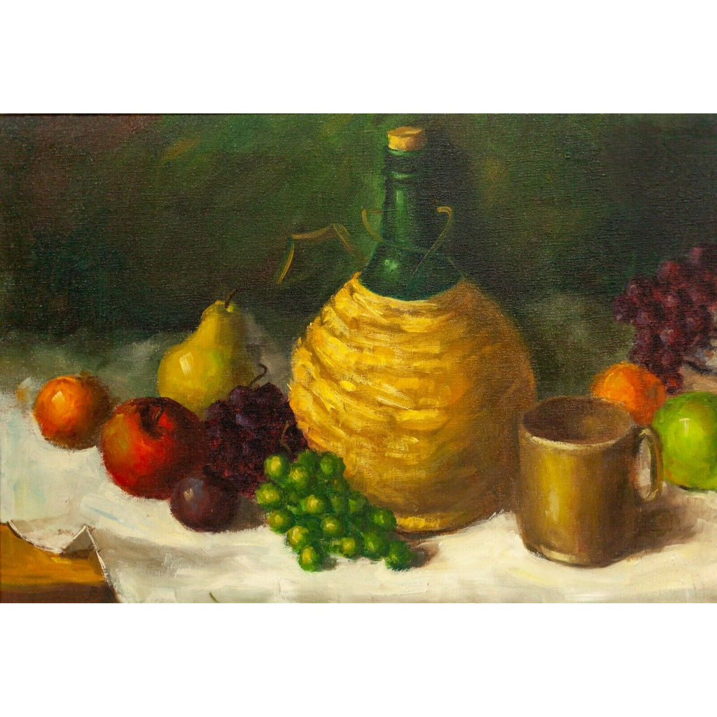 Still Life Oil Painting by California Artist Robert Wee Framed Gorgeous!
