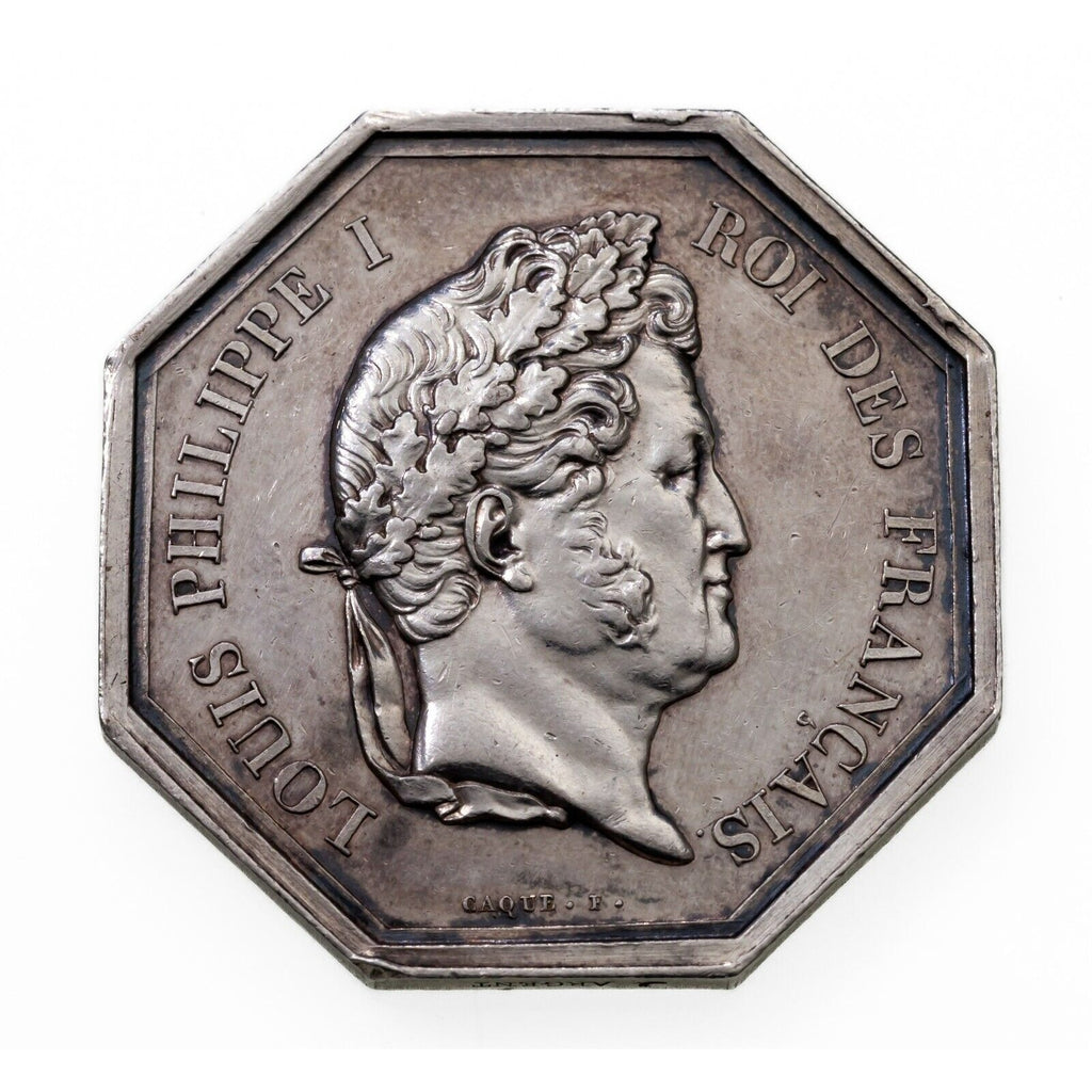 1819 France Louis Philippe I Medal/Jeton Phénix Insurance Company Silver Token