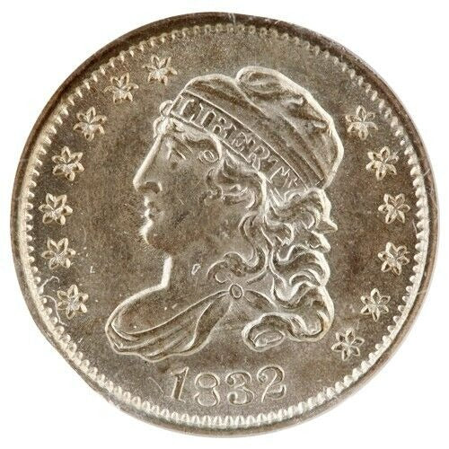 1832 H10C Half Dime Graded by NGC as MS64 Old Holder Key Date!