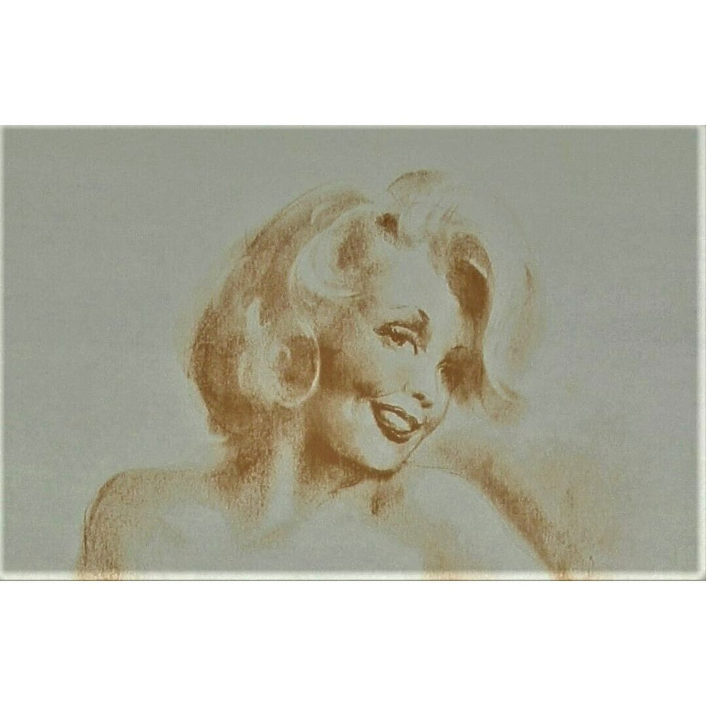 "Barely Yours Marilyn" (Monroe) by Earl Mac Pherson Lithograph Limited #44/280