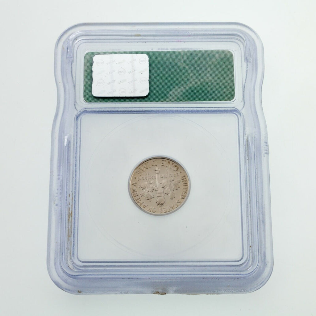 1993-C 10C Roosevelt Dime Clad Proof Graded by ICG as PR70 DCAM