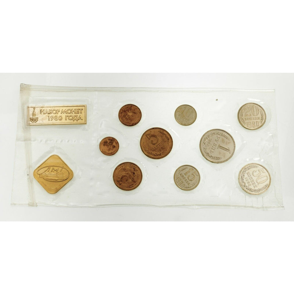 1980 Russia USSR Official Olympic Prooflink Mint Set MS21