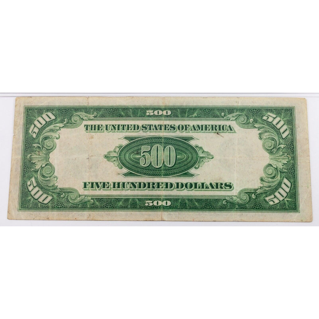 1934 $500 Federal Reserve Note Kansas City Fr #2202-J PMG Very Fine 25