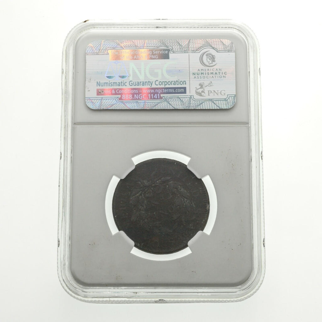 1798 1C Large Cent Graded by NGC as VG Details - Corrosion