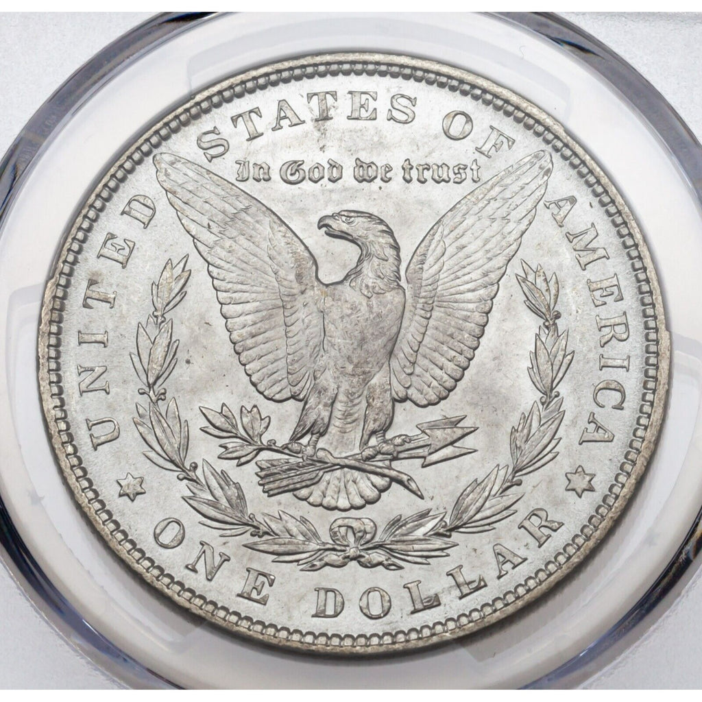 1887 $1 Silver Morgan Dollar Graded by PCGS as MS-65! Nice White Color