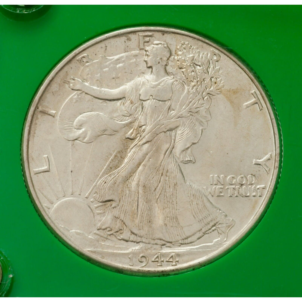 1944 Year Set in Green Holder AU About Uncirculated Condition