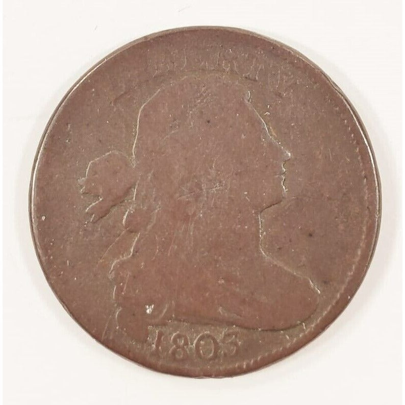 1803 Large Cent in Good Condition, All Brown Color, Full 4-Digit Date