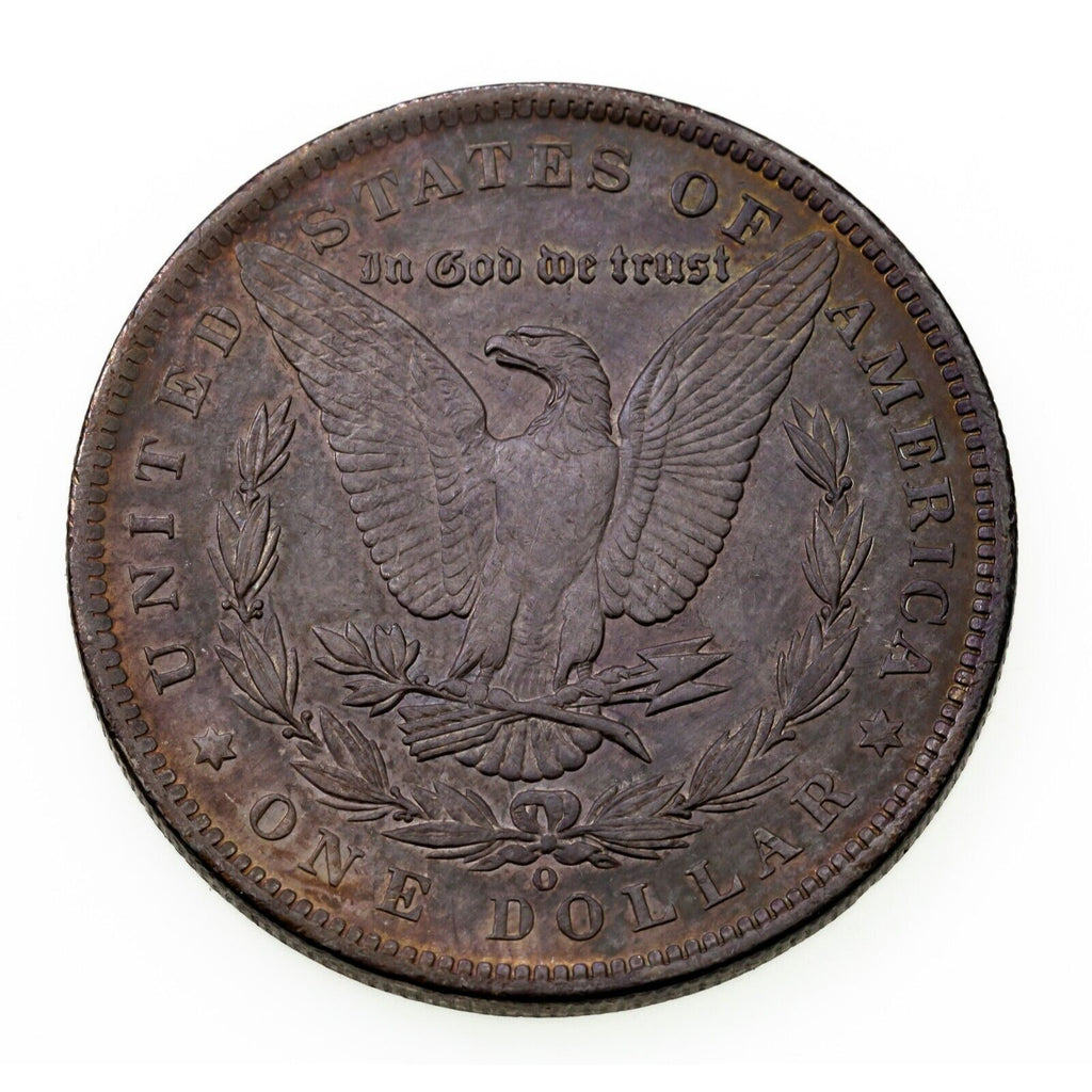 1885-O $1 Silver Morgan Dollar in AU Condition, BU in Wear, Nice Toning!