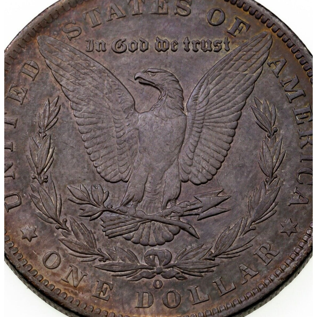 1885-O $1 Silver Morgan Dollar in AU Condition, BU in Wear, Nice Toning!