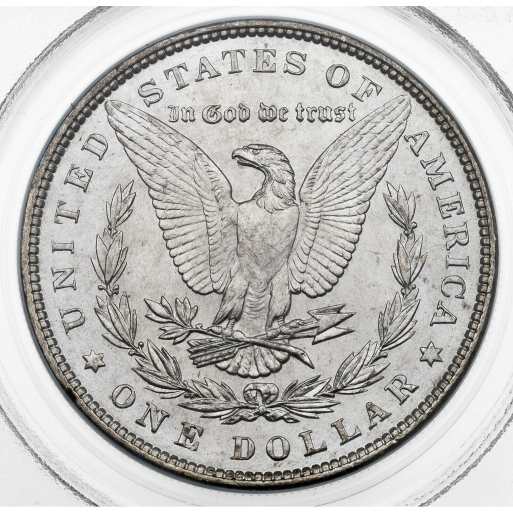 1887 $1 Silver Morgan Dollar Graded by PCGS as MS65 Green Label!