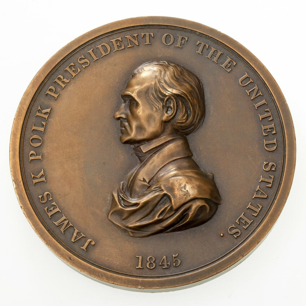 1845 James K. Polk Peace Medal, Very Rare!