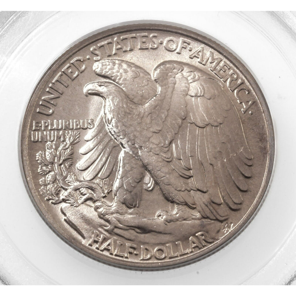 1944 50C Walking Liberty Half Dollar Graded by PCGS as MS-63