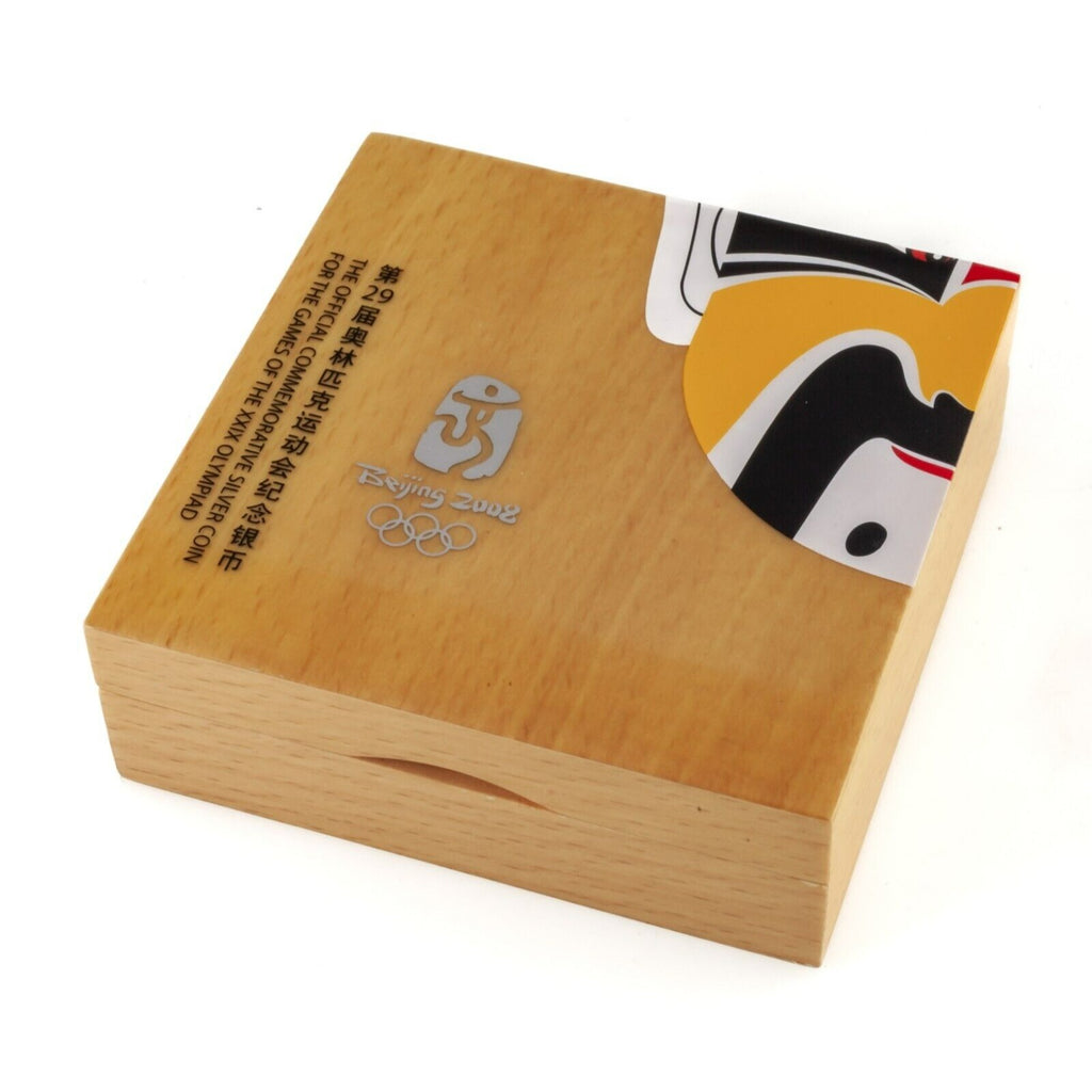 2008 China Beijing Olympics Silver Commemorative 4 Coin Set w/ Box/CoAs Series I