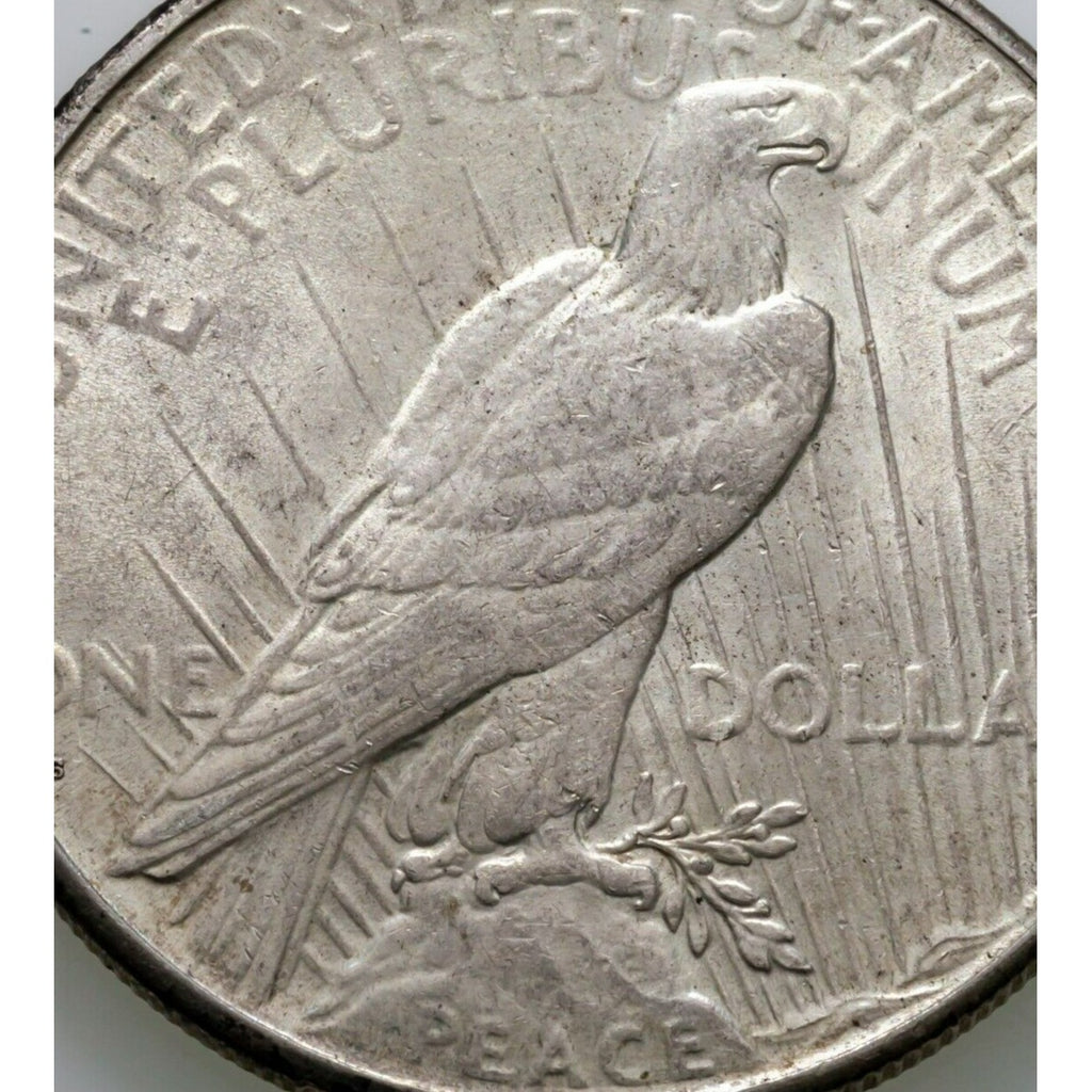 1927-S $1 Silver Peace Dollar in AU Condition, Nice Eye Appeal, Lots of Luster