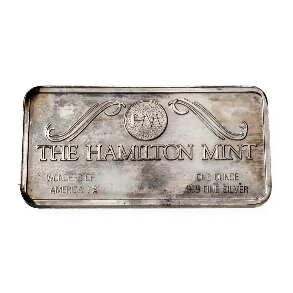 Pilgrims Landing By Hamilton Mint - 1 oz. Silver Art Bar
