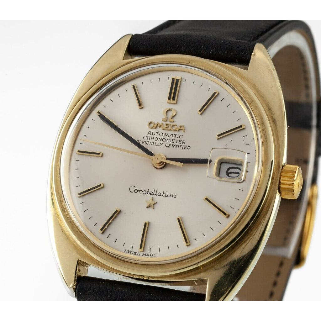 Omega Men's Gold-Plated Automatic Chronometer Constellation Watch Mov #564