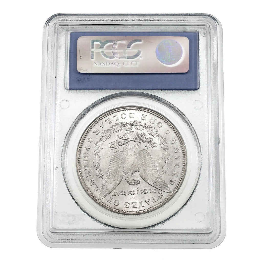 1887 $1 Silver Morgan Dollar Graded by PCGS as MS-63