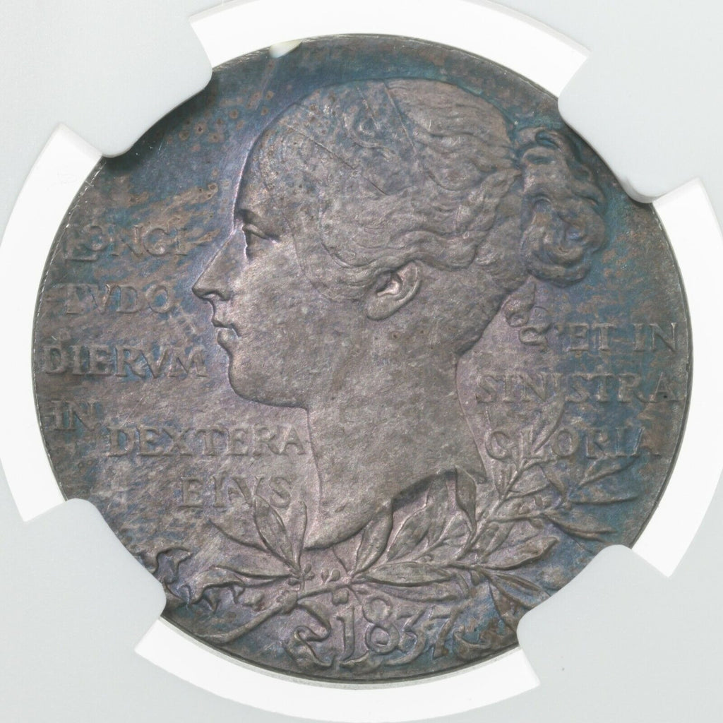 1897 Great Britain Queen Victoria Diamond Jubilee Silver Medal BHM-3506, MS-61