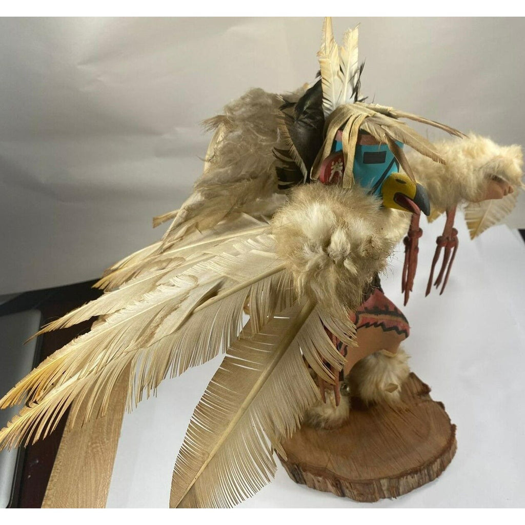 "Eagle" Dancer Kachina signed Helen Charley Amazing Piece!