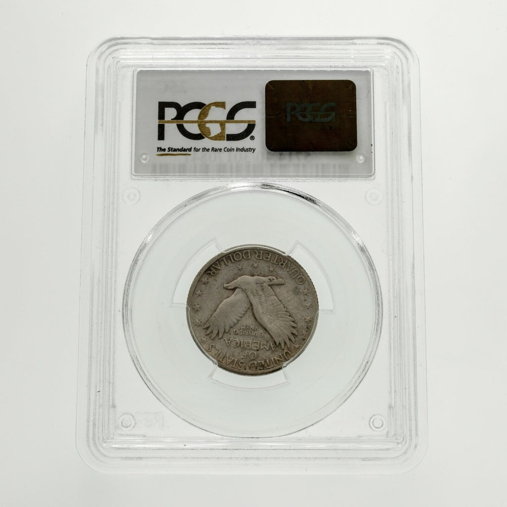 1917 25C Standing Liberty Quarter Graded by PCGS as XF40 Type 2