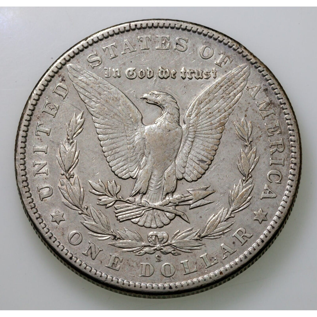 1904-S $1 Silver Morgan Dollar in Extra Fine XF Condition, Light Gray Color