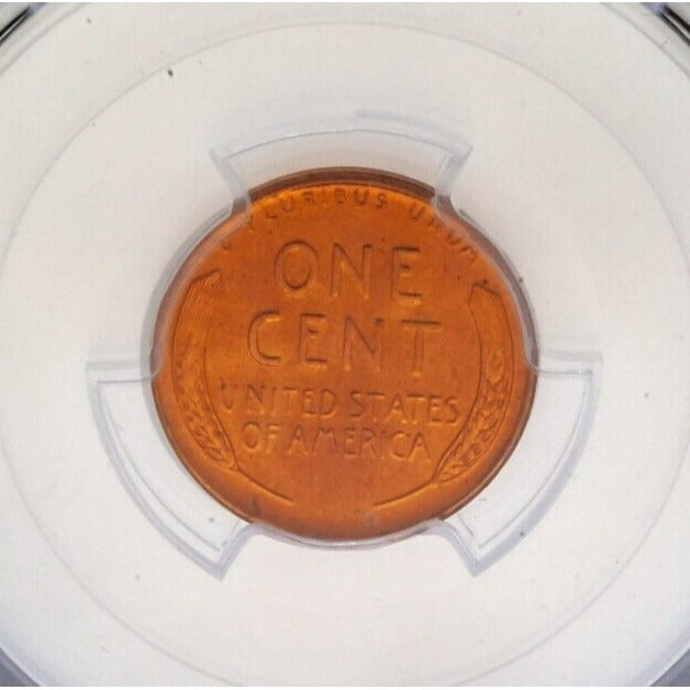 1957-D 1C Lincoln Cent Graded by PCGS as MS66RD